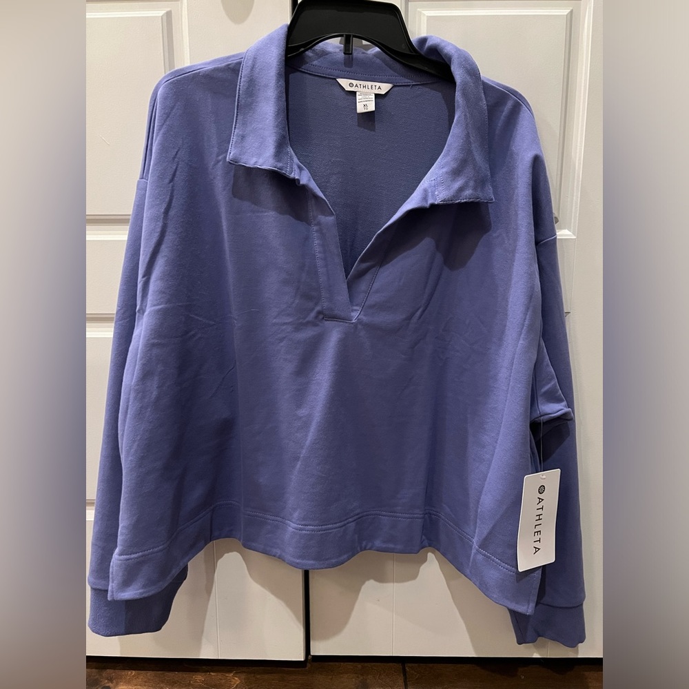 Athleta Cropped Sweatshirt